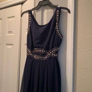 Navy blue formal dress
